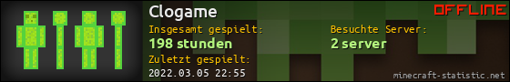 Benutzerleisten 560x90 für Clogame