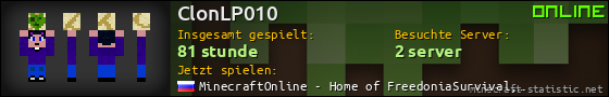 Benutzerleisten 560x90 für ClonLP010