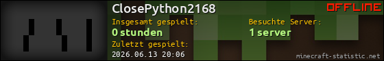 Benutzerleisten 560x90 für ClosePython2168