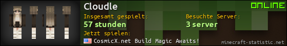 Benutzerleisten 560x90 für Cloudle