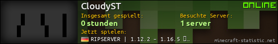 Benutzerleisten 560x90 für CloudyST
