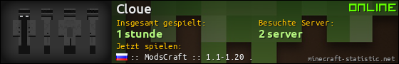 Benutzerleisten 560x90 für Cloue
