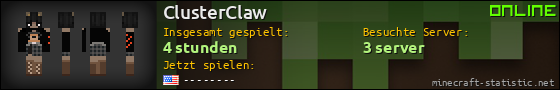 Benutzerleisten 560x90 für ClusterClaw