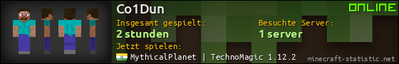 Benutzerleisten 560x90 für Co1Dun