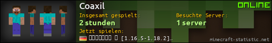 Benutzerleisten 560x90 für Coaxil