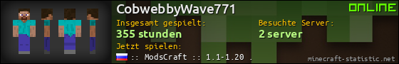 Benutzerleisten 560x90 für CobwebbyWave771