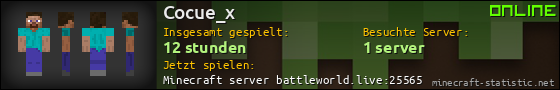 Benutzerleisten 560x90 für Cocue_x