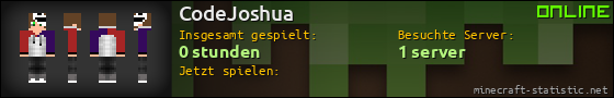 Benutzerleisten 560x90 für CodeJoshua