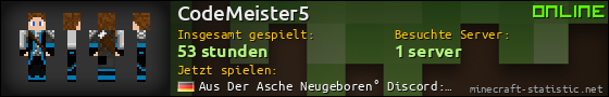 Benutzerleisten 560x90 für CodeMeister5