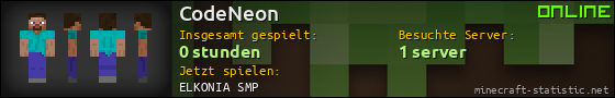 Benutzerleisten 560x90 für CodeNeon