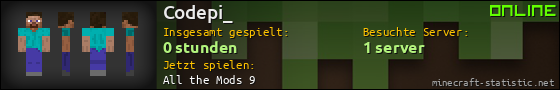 Benutzerleisten 560x90 für Codepi_