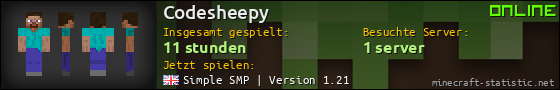 Benutzerleisten 560x90 für Codesheepy