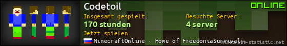 Benutzerleisten 560x90 für Codetoil