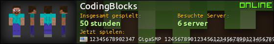 Benutzerleisten 560x90 für CodingBlocks