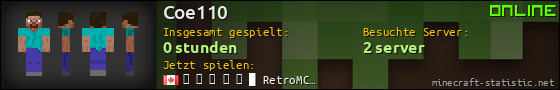 Benutzerleisten 560x90 für Coe110
