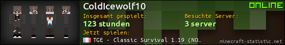 Benutzerleisten 560x90 für ColdIcewolf10