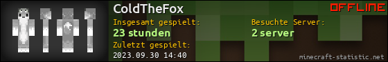 Benutzerleisten 560x90 für ColdTheFox