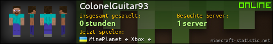 Benutzerleisten 560x90 für ColonelGuitar93