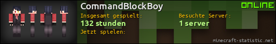 Benutzerleisten 560x90 für CommandBlockBoy