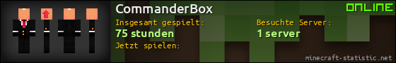 Benutzerleisten 560x90 für CommanderBox