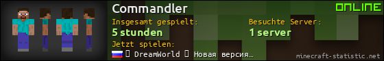 Benutzerleisten 560x90 für Commandler