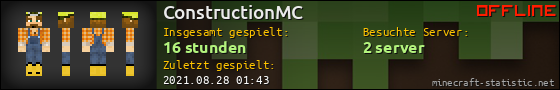 Benutzerleisten 560x90 für ConstructionMC