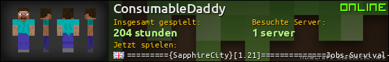 Benutzerleisten 560x90 für ConsumableDaddy