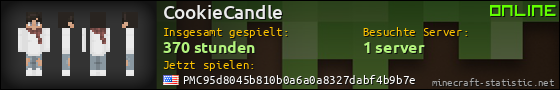 Benutzerleisten 560x90 für CookieCandle