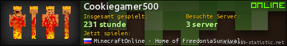 Benutzerleisten 560x90 für Cookiegamer500