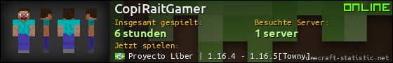 Benutzerleisten 560x90 für CopiRaitGamer