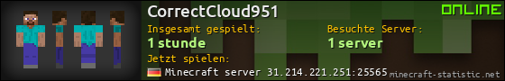 Benutzerleisten 560x90 für CorrectCloud951