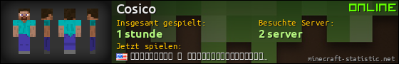 Benutzerleisten 560x90 für Cosico