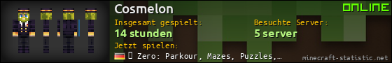 Benutzerleisten 560x90 für Cosmelon