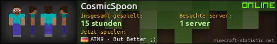 Benutzerleisten 560x90 für CosmicSpoon