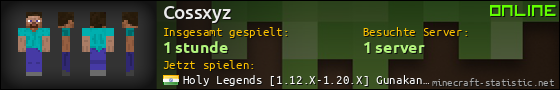 Benutzerleisten 560x90 für Cossxyz