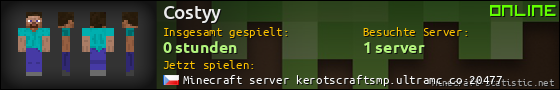 Benutzerleisten 560x90 für Costyy