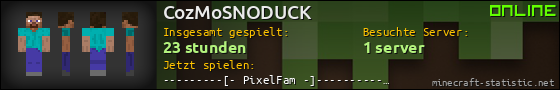 Benutzerleisten 560x90 für CozMoSNODUCK