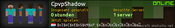 Benutzerleisten 560x90 für CpvpShadow