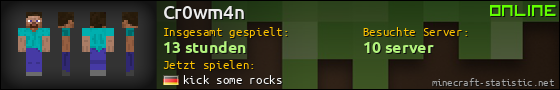Benutzerleisten 560x90 für Cr0wm4n