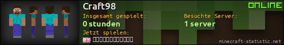 Benutzerleisten 560x90 für Craft98