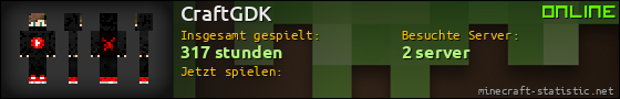 Benutzerleisten 560x90 für CraftGDK