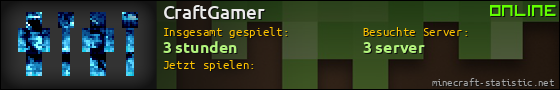 Benutzerleisten 560x90 für CraftGamer