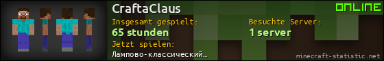 Benutzerleisten 560x90 für CraftaClaus