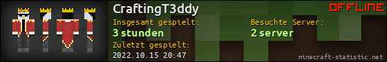 Benutzerleisten 560x90 für CraftingT3ddy