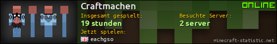 Benutzerleisten 560x90 für Craftmachen