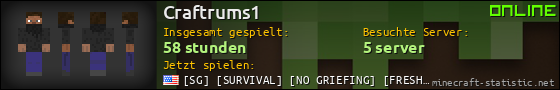 Benutzerleisten 560x90 für Craftrums1