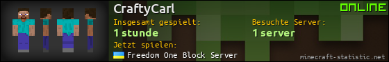 Benutzerleisten 560x90 für CraftyCarl