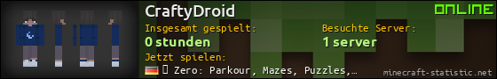 Benutzerleisten 560x90 für CraftyDroid