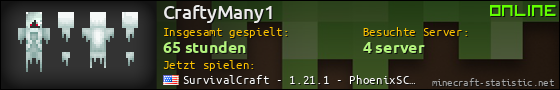 Benutzerleisten 560x90 für CraftyMany1