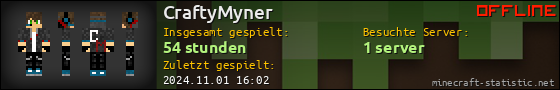 Benutzerleisten 560x90 für CraftyMyner